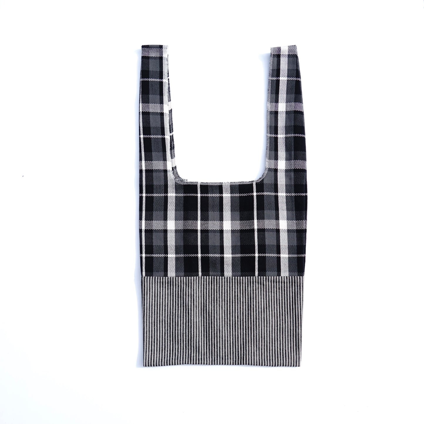 202011ECO03 Shoulder bag / tartan-black