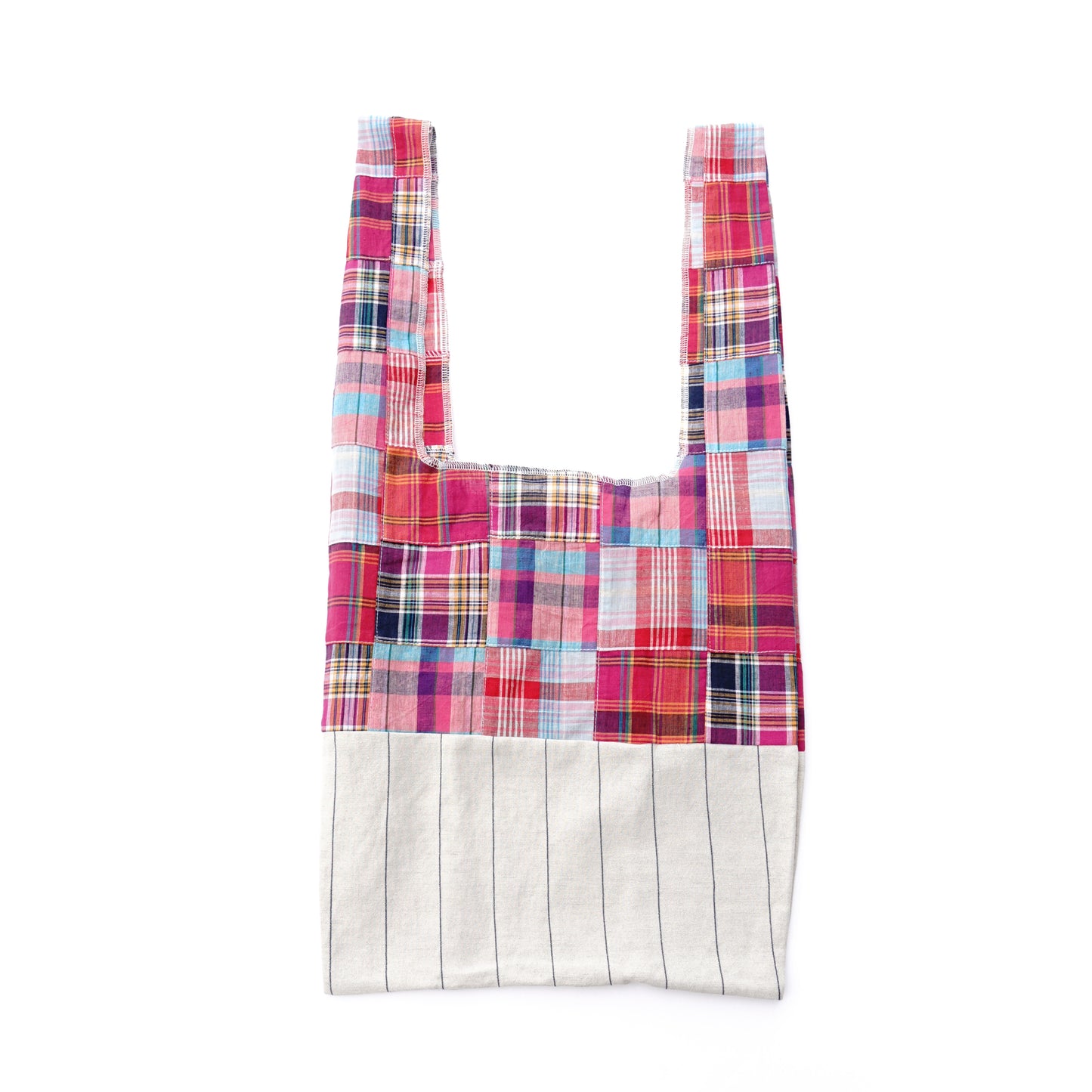 202101ECO02 Shoulder bag / patchwork-pink