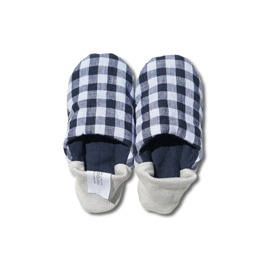 202502MRP03 Cozy linen gingham × Linen